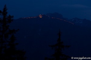 Sonnwendfeuer im Salzburger Land